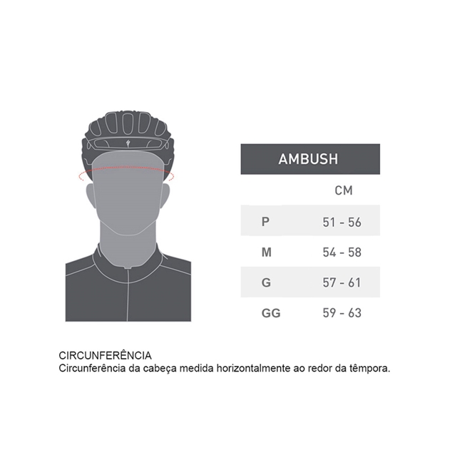 Specialized ambush size discount chart